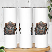 Funny #1 Dad Zombie Horror Skinny Tumbler Halloween Family Father Gift