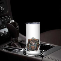 Funny #1 Dad Zombie Horror Skinny Tumbler Halloween Family Father Gift