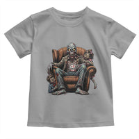 Funny #1 Dad Zombie Horror Toddler T Shirt Halloween Family Father Gift