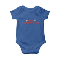Proud Disappointment Skeleton Middle Fingers Badge Baby Onesie Funny Sarcastic Dark Humor