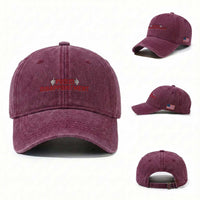 Proud Disappointment Skeleton Middle Fingers Badge Washed Cotton Baseball Cap Funny Sarcastic Dark Humor