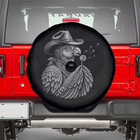 Funny Cowboy Hoatzin Spare Tire Cover Blowing Dandelion Western Bird Gift