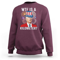 WTF is A Kilometer Sweatshirt Funny 4th of July