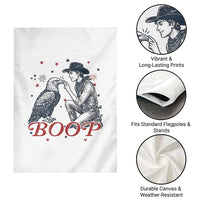 Boop Eagle Garden Flag Western Cowboy Patriotic 4th of July