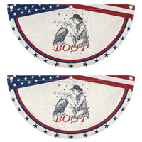 Boop Eagle Patriotic Fan Flag Western Cowboy 4th of July