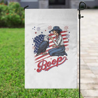 Boop Eagle Garden Flag Western Cowgirl Patriotic USA American 4th of July