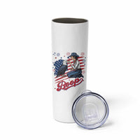 Boop Eagle Skinny Tumbler Western Cowgirl Patriotic USA American 4th of July