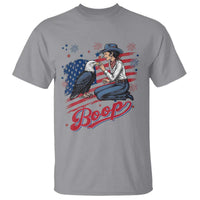 Boop Eagle T Shirt Western Cowgirl Patriotic USA American 4th of July
