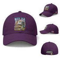 WTF is A Kilometer Baseball Cap Funny USA Patriotic Bootleg Meme