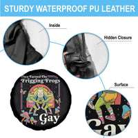 They Turned The Frigging Frogs Gay Spare Tire Cover Funny LGBTQ Pride Month