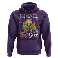 They Turned The Frigging Frogs Gay Hoodie Funny LGBTQ Pride Month