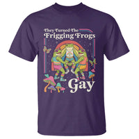 They Turned The Frigging Frogs Gay T Shirt Funny LGBTQ Pride Month