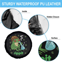 Rippit Frog Spare Tire Cover Funny 420 Stoner Weed Humor - Wonder Print Shop