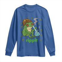 Rippit Frog Long Sleeve Shirt Funny 420 Stoner Weed Humor - Wonder Print Shop