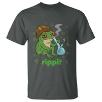 Rippit Frog T Shirt Funny 420 Stoner Weed Humor - Wonder Print Shop