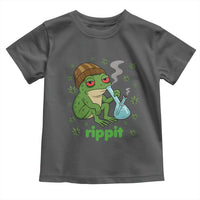 Rippit Frog Toddler T Shirt Funny 420 Stoner Weed Humor - Wonder Print Shop