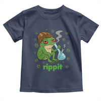 Rippit Frog Toddler T Shirt Funny 420 Stoner Weed Humor - Wonder Print Shop