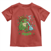 Rippit Frog Toddler T Shirt Funny 420 Stoner Weed Humor - Wonder Print Shop