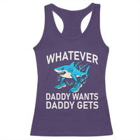 Funny Tralalero Tralala Meme Racerback Tank Top Whatever Daddy Wants Daddy Gets - Wonder Print Shop