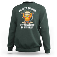 Funny Beer Lover Sweatshirt I Am Into Fitness Beer in My Belly - Wonder Print Shop