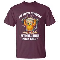 Funny Beer Lover T Shirt I Am Into Fitness Beer in My Belly - Wonder Print Shop
