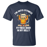 Funny Beer Lover T Shirt I Am Into Fitness Beer in My Belly - Wonder Print Shop