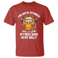 Funny Beer Lover T Shirt I Am Into Fitness Beer in My Belly - Wonder Print Shop