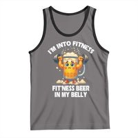 Funny Beer Lover Tank Top I Am Into Fitness Beer in My Belly - Wonder Print Shop