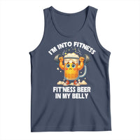Funny Beer Lover Tank Top I Am Into Fitness Beer in My Belly - Wonder Print Shop