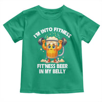 Funny Beer Lover Toddler T Shirt I Am Into Fitness Beer in My Belly - Wonder Print Shop
