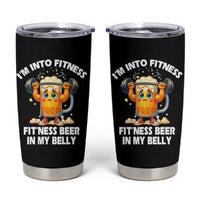 Funny Beer Lover Tumbler Cup I Am Into Fitness Beer in My Belly - Wonder Print Shop