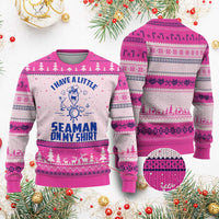 I Have Seaman On My Shirt Ugly Christmas Sweater Funny Sarcastic Adult Humor - Wonder Print Shop