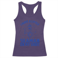 I Have Seaman On My Shirt Racerback Tank Top Funny Sarcastic Adult Humor - Wonder Print Shop