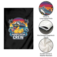 Funny Rubber Duckie Cruise Garden Flag - Wonder Print Shop