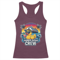 Funny Rubber Duckie Cruise Racerback Tank Top - Wonder Print Shop