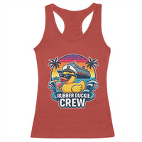 Funny Rubber Duckie Cruise Racerback Tank Top - Wonder Print Shop