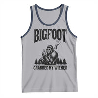 Bigfoot Grabbed My Wiener Tank Top Funny Sasquatch Camping - Wonder Print Shop