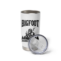 Bigfoot Grabbed My Wiener Tumbler Cup Funny Sasquatch Camping - Wonder Print Shop