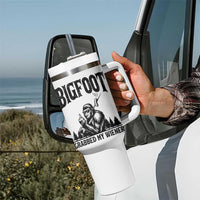 Bigfoot Grabbed My Wiener Tumbler With Handle Funny Sasquatch Camping - Wonder Print Shop