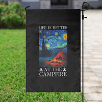 Funny Camping Garden Flag Life Is Better At The Campfire - Wonder Print Shop