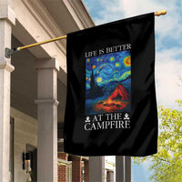 Funny Camping Garden Flag Life Is Better At The Campfire - Wonder Print Shop