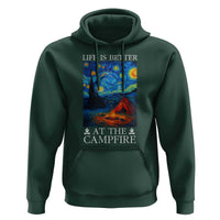 Funny Camping Hoodie Life Is Better At The Campfire - Wonder Print Shop