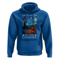 Funny Camping Hoodie Life Is Better At The Campfire - Wonder Print Shop