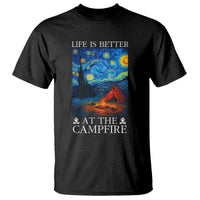Funny Camping T Shirt Life Is Better At The Campfire - Wonder Print Shop