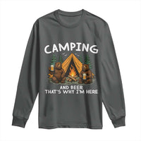 Funny Camping Beer Long Sleeve Shirt Bear Drinking Lover Gift - Wonder Print Shop