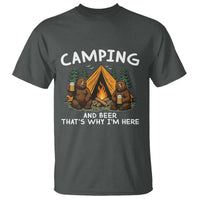 Funny Camping Beer T Shirt Bear Drinking Lover Gift - Wonder Print Shop