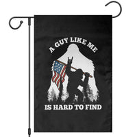 Bigfoot Patriotic American Flag Garden Flag Funny Sasquatch A Guy Like Me Is Hard To Find - Wonder Print Shop