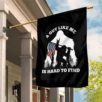 Bigfoot Patriotic American Flag Garden Flag Funny Sasquatch A Guy Like Me Is Hard To Find - Wonder Print Shop