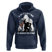 Bigfoot Patriotic American Flag Hoodie Funny Sasquatch A Guy Like Me Is Hard To Find - Wonder Print Shop