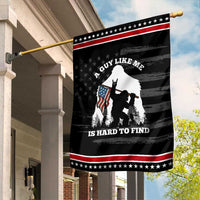Bigfoot Patriotic American Flag Garden Flag Funny Sasquatch A Guy Like Me Is Hard To Find